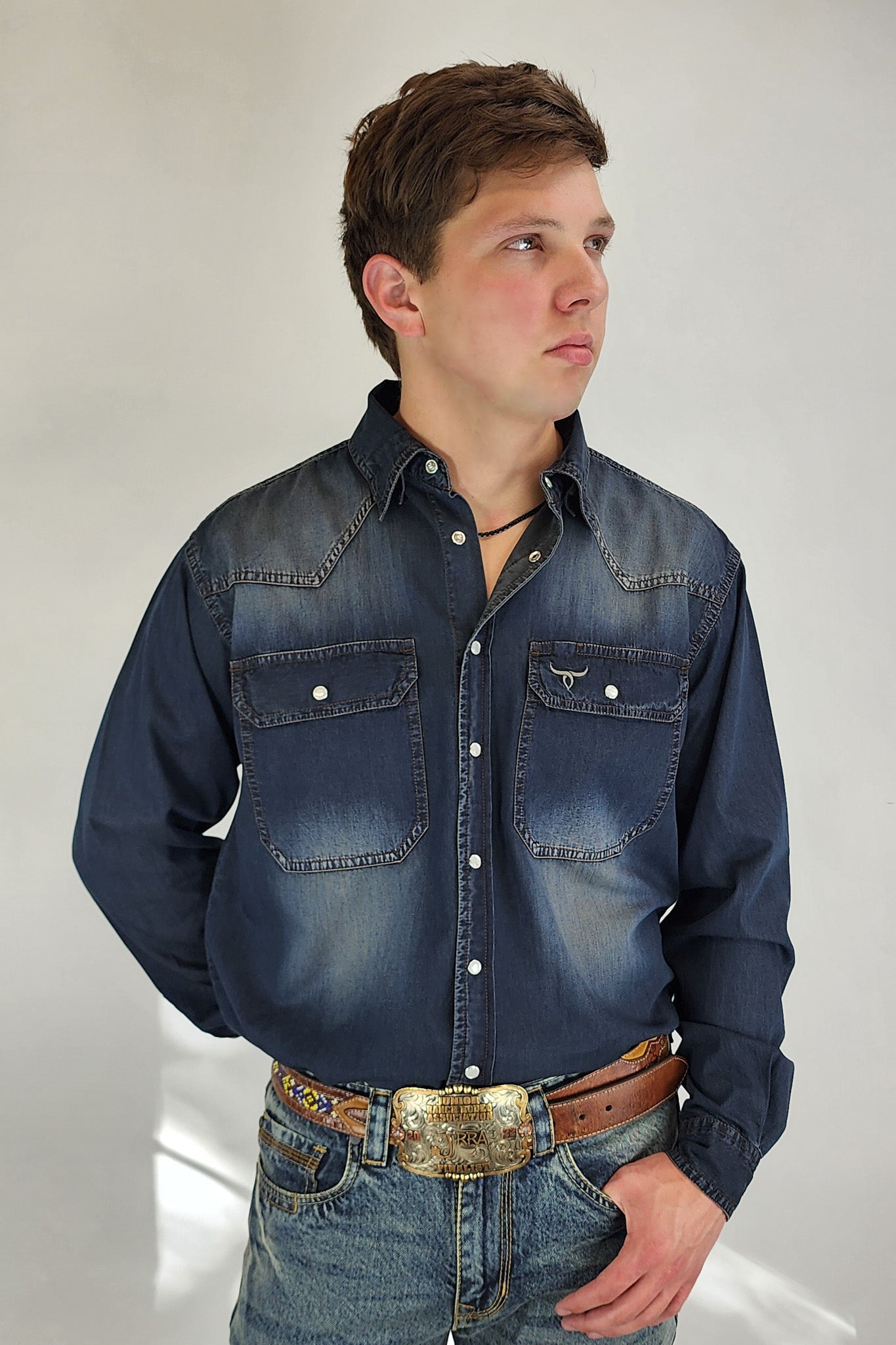 Signature Series - Pearl Snap Denim - Tumbleweed