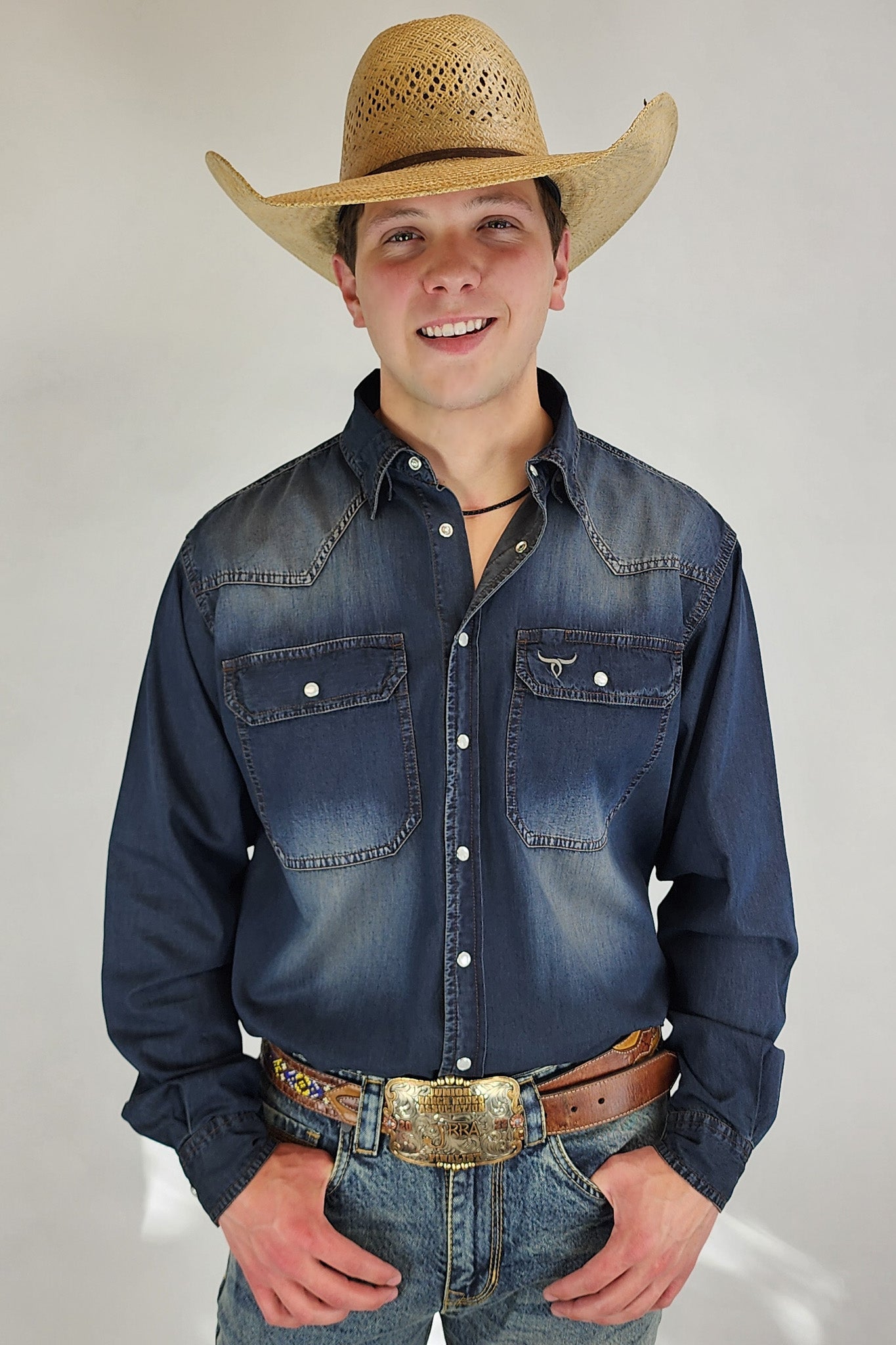 Signature Series - Pearl Snap Denim - Tumbleweed