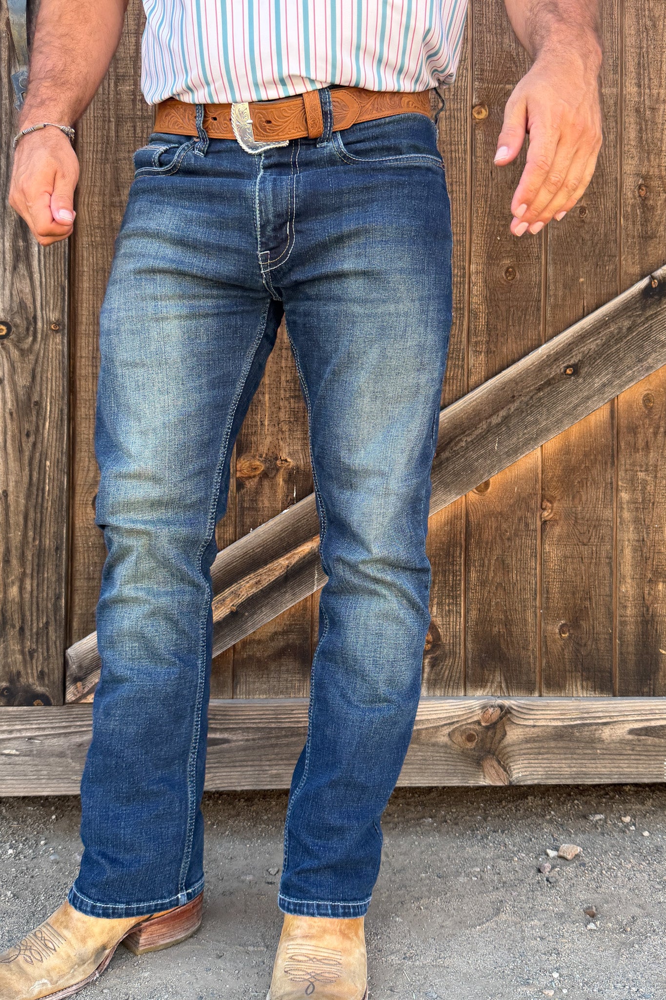 Pre Order - Badlands Fit - Stretch Fabric, Slim Fit, Low-Rise, Straight Leg, Boot Cut (Dark Wash & Faded) (Restock)