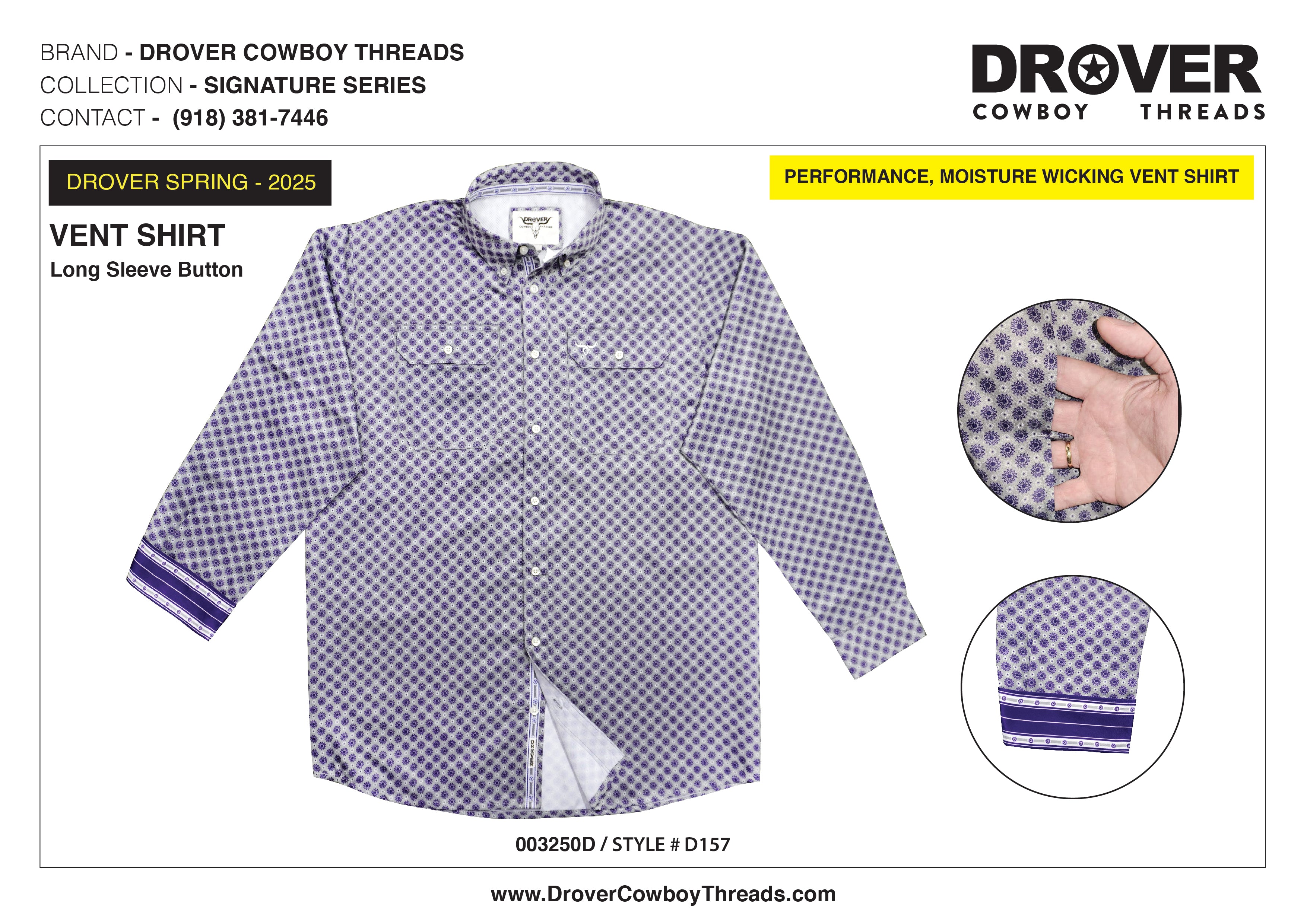 Signature Series - Performance Vent Shirt - Six-Shooter
