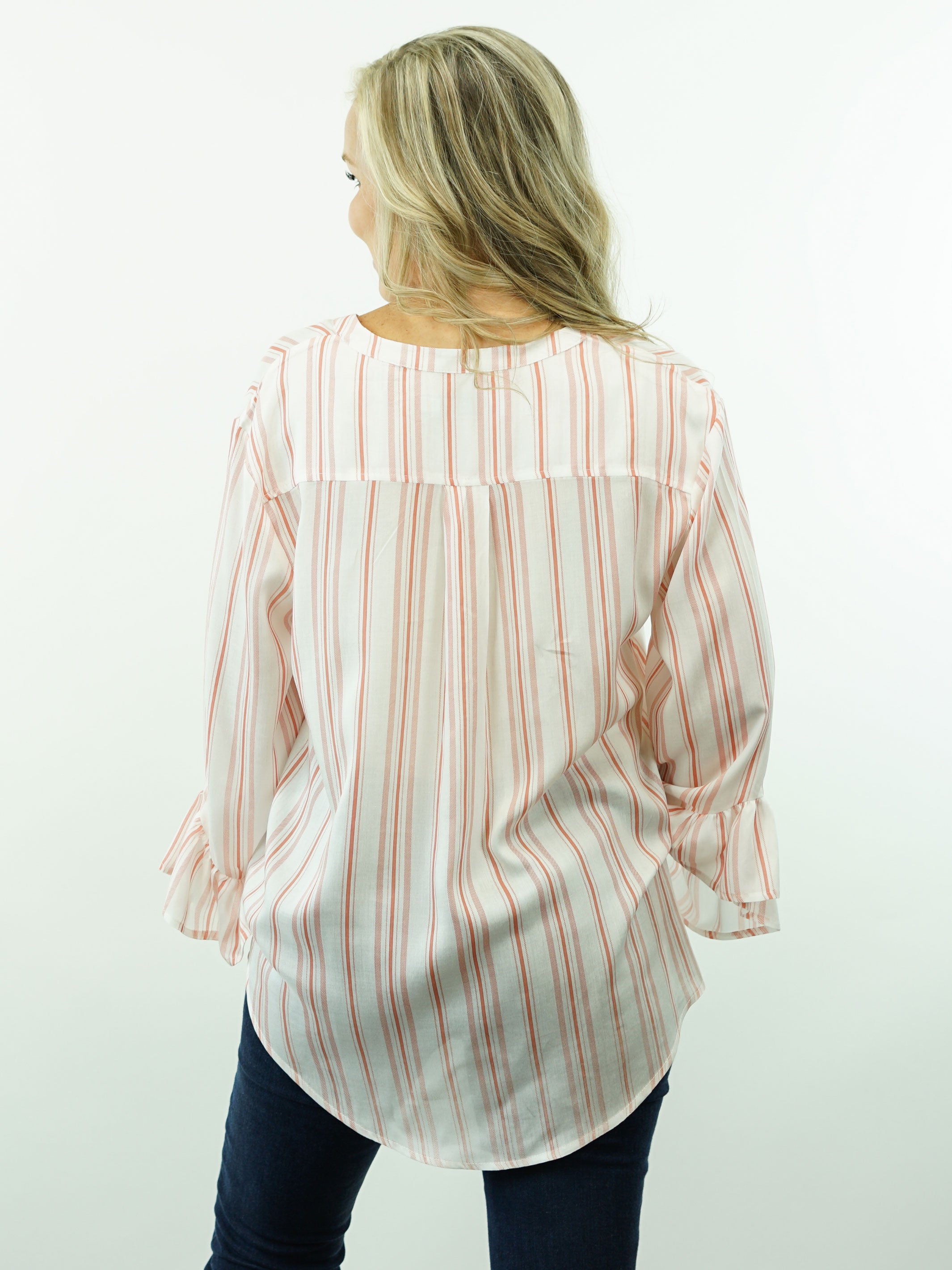 Cassidy - V-Neck, Bell Sleeve Top