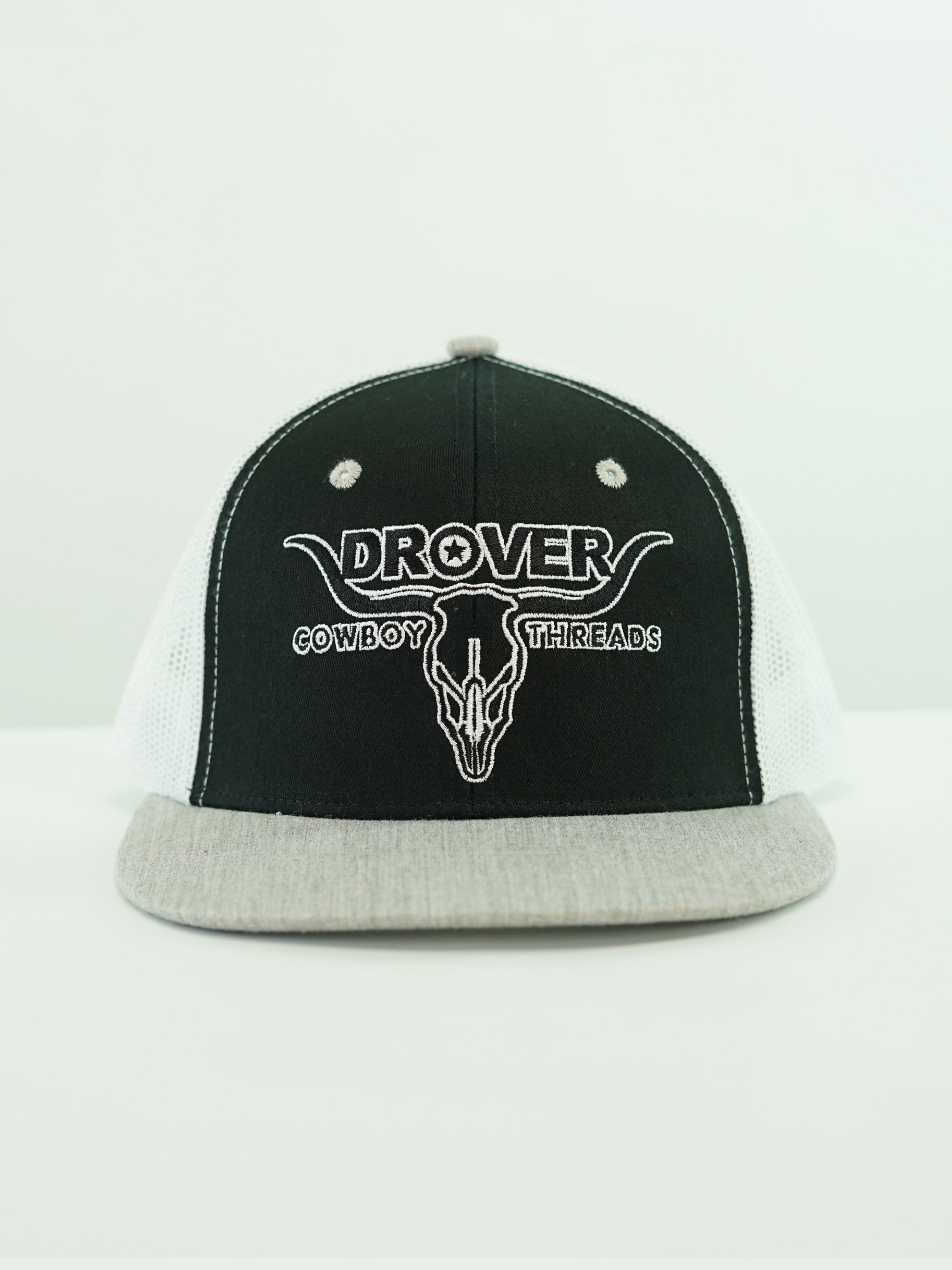 Flat Bill, Snapback, Drover Logo Cap