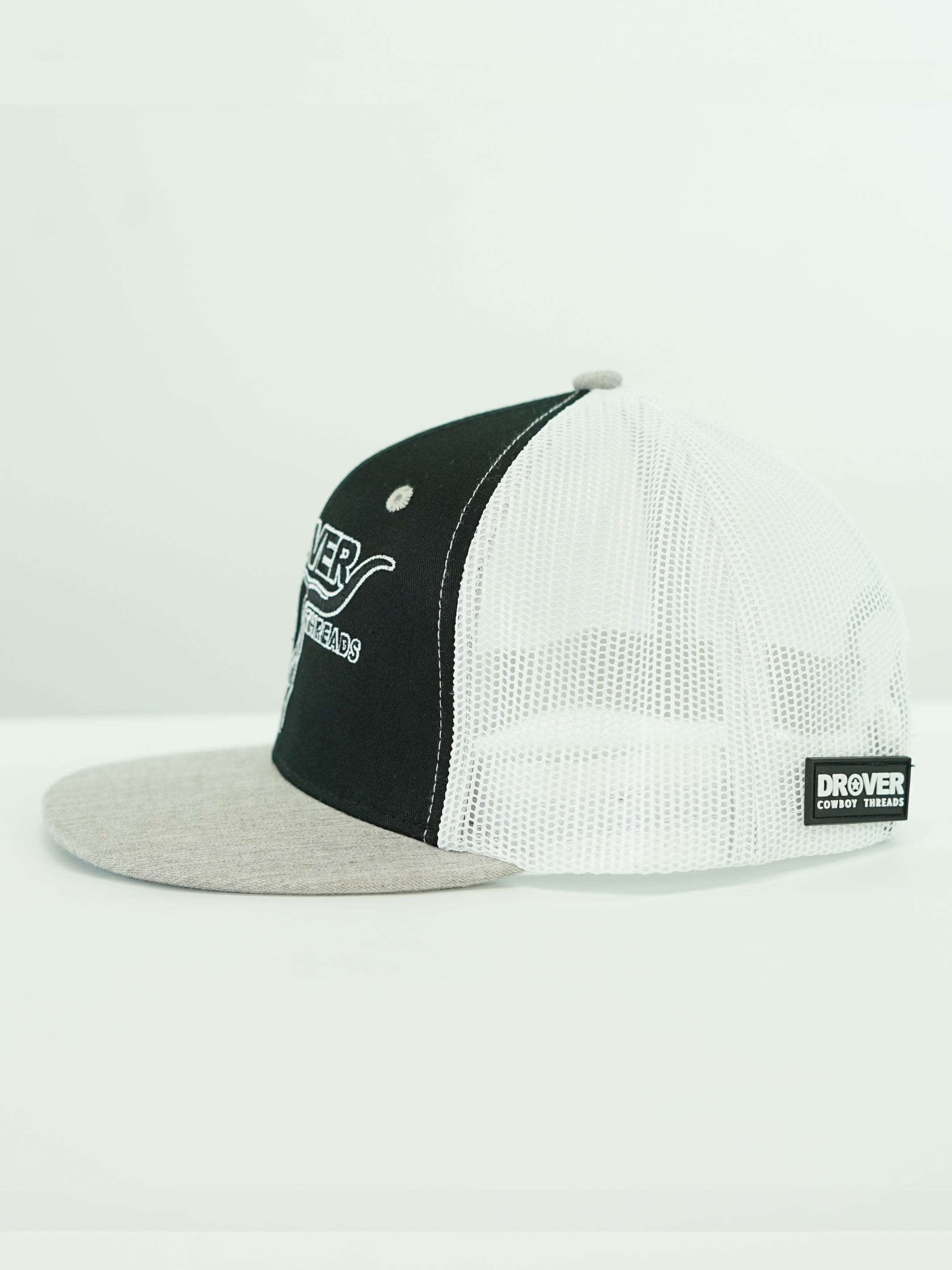 Flat Bill, Snapback, Drover Logo Cap