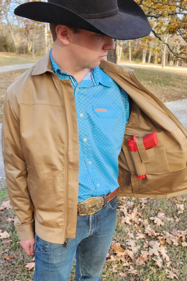 Concealed Carry Jacket - Khaki