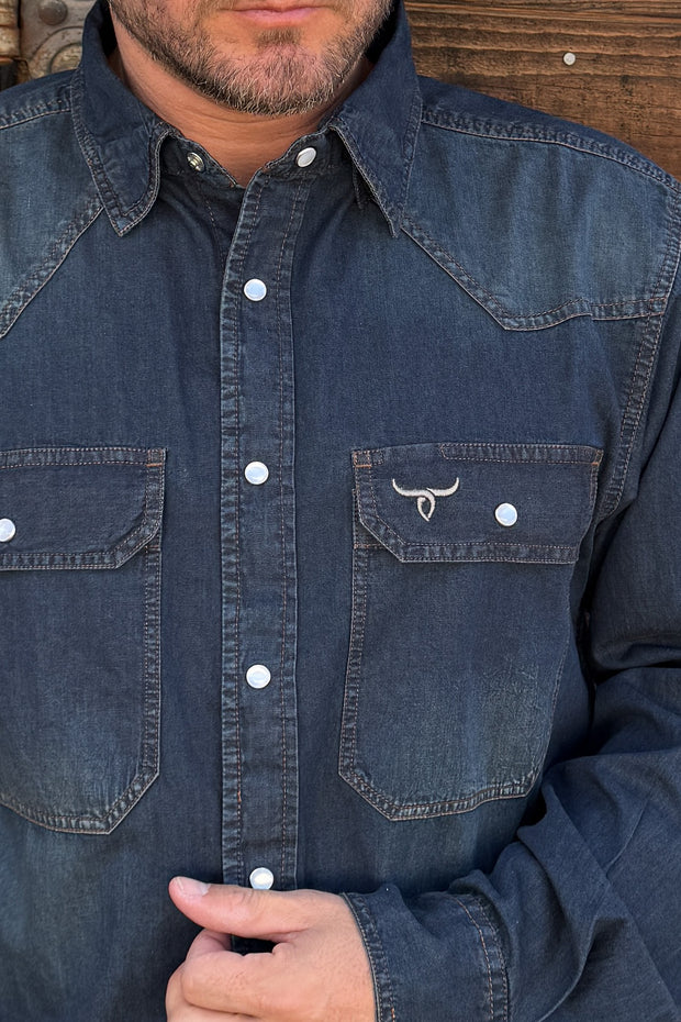 Signature Series - Pearl Snap Denim - Tumbleweed