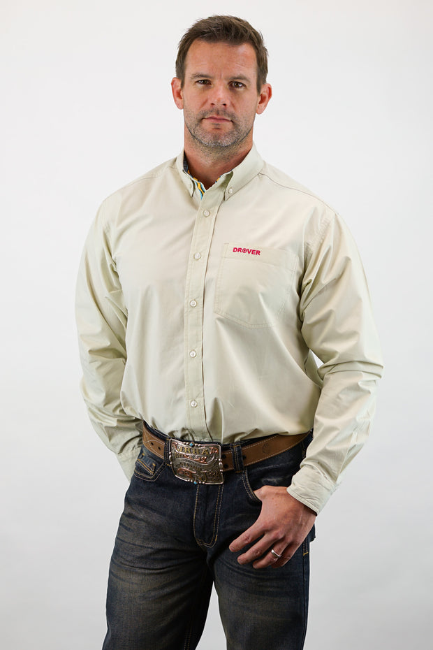 Signature Series - Sidewinder - Solid Oatmeal, Option Cuff, Classic Fit Shirt