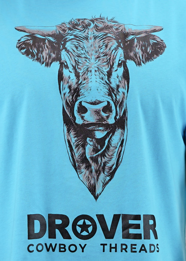 T-Shirt, The Bull - Bright Blue