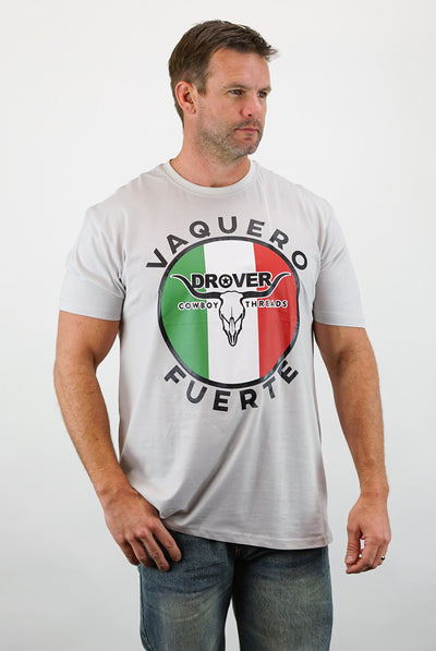 T-Shirt, Vaquero Fuerte - Light Grey