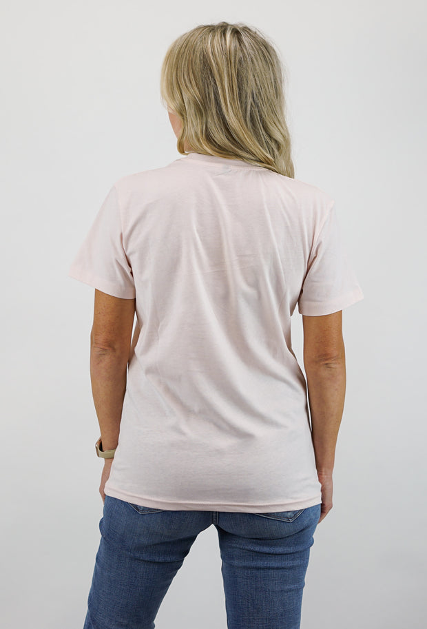 T-Shirt - Cute Heifer Tee - Light Pink