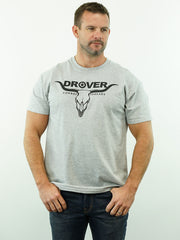 Drover Bull Skull - T-Shirt, Grey Heather
