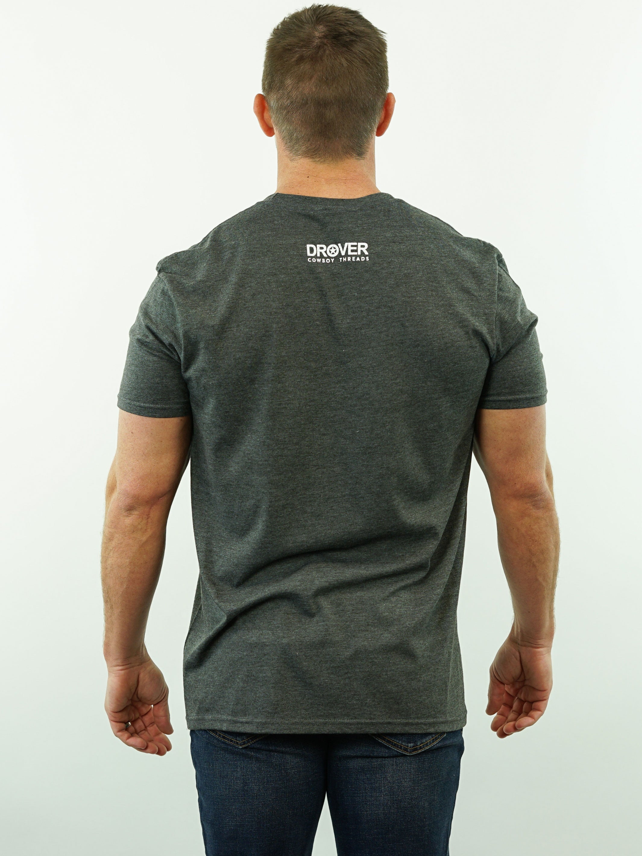 Drover Cowboy Threads - T-Shirt, Graphite Heather