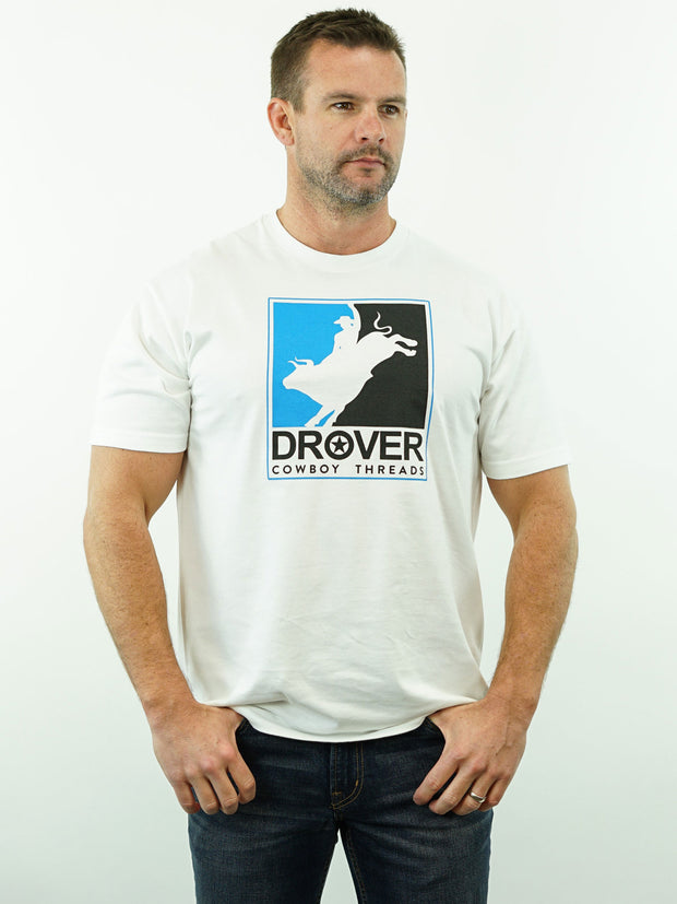 Drover Rodeo - T-Shirt, White